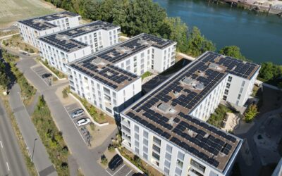 Sonnenstrom für das Wohnzentrum am Rhein